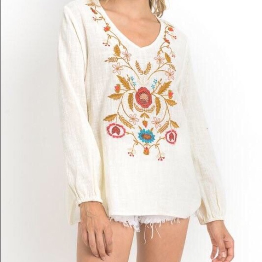 Women’s embroidered top